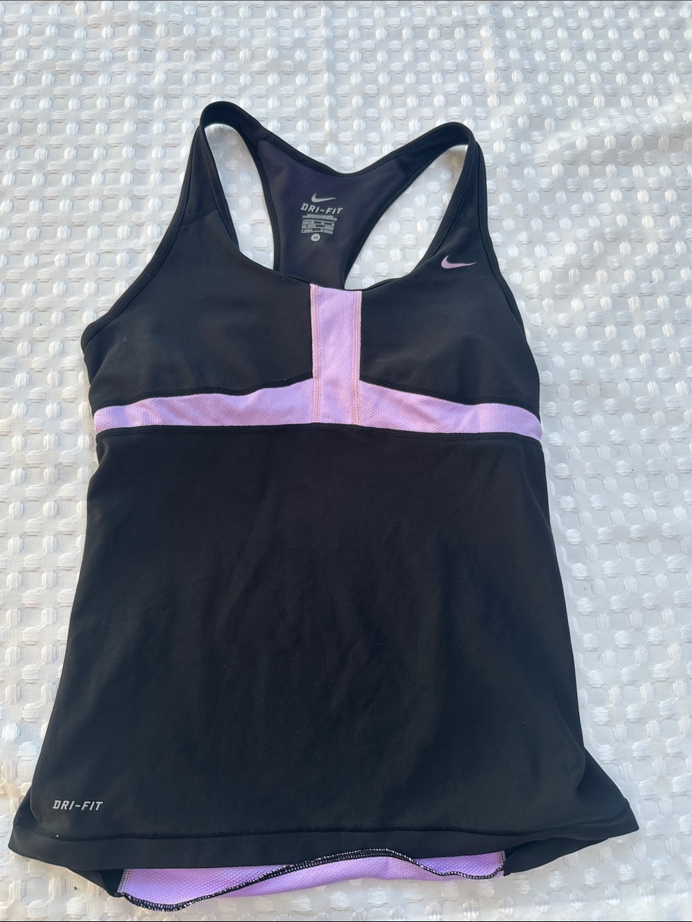 Nike Dri-FIT Racerback Tank with under-bra Medium